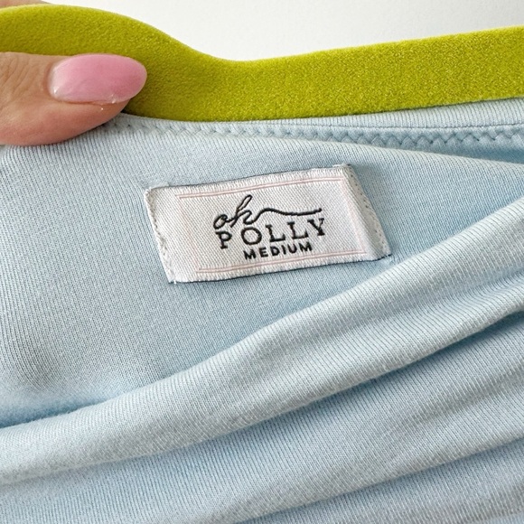 Oh Polly Ruched Mini Skirt – Baby Blue | Size M | New Without Tags - Picture 7 of 7